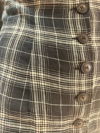 Vestido IQ cuadros lino