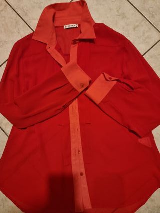 Camicia Kisha Tg L Rossa
