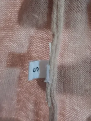 Cardigan donna lana leggero rosa sfumato S