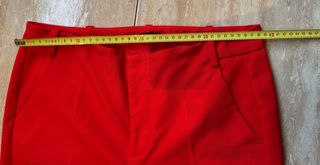 Pantalón Zara Mujer Rojo