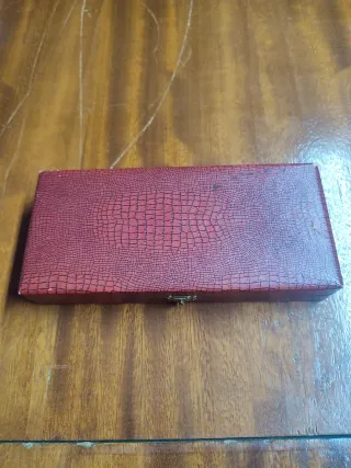 Colher Vintage de prata em Caixa