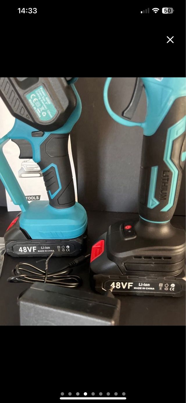 Kit 2 pz motosega e forbici 48V