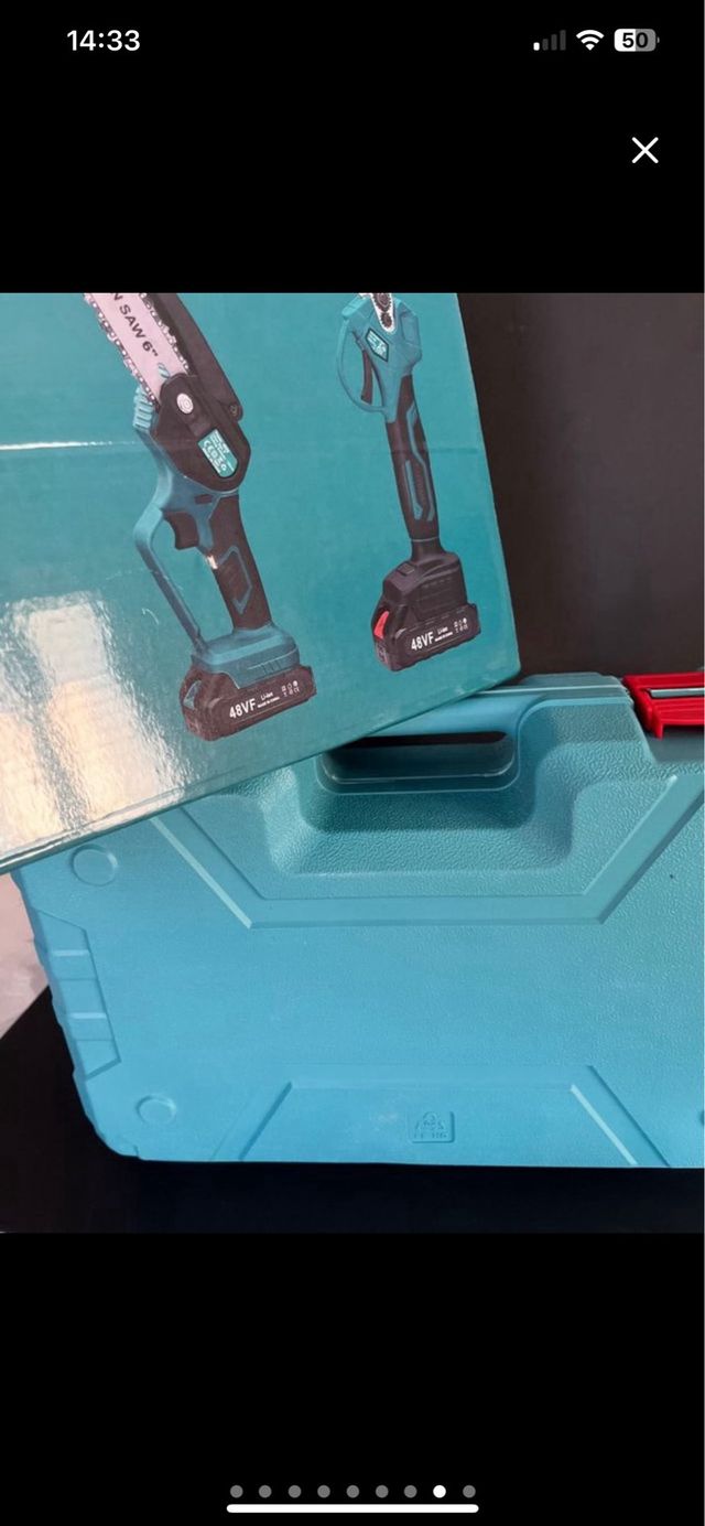 Kit 2 pz motosega e forbici 48V