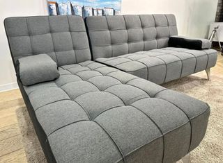 REBAJA!Sofá Chaise Longue Convertible en Cama Gris