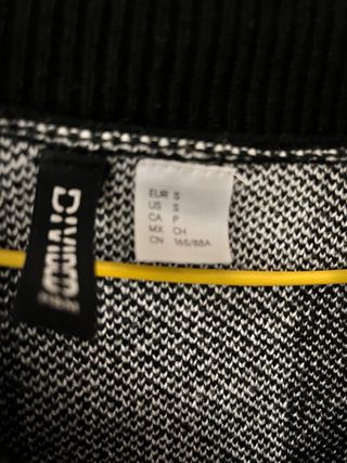 Chaleco de punto H&M cuadros S
