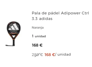 Pala Pádel Adidas Adipower Control 3.3