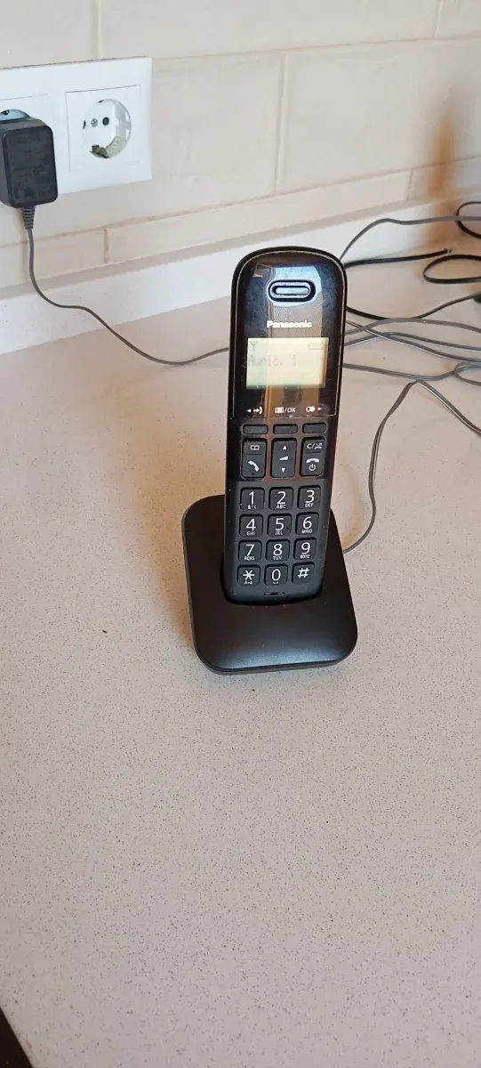 Teléfono Inalámbrico Panasonic Negro