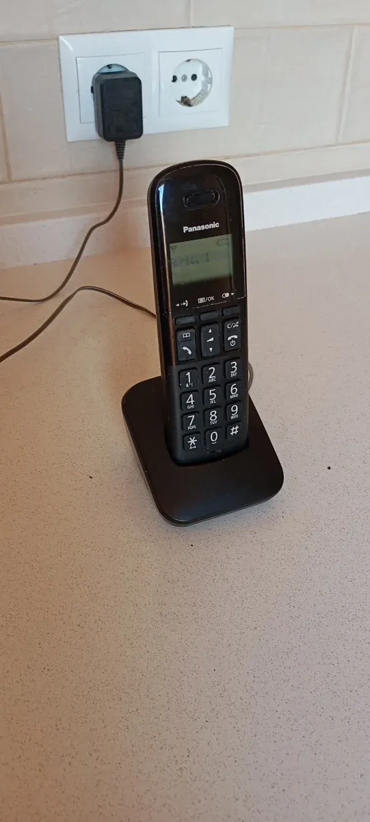 Teléfono Inalámbrico Panasonic Negro