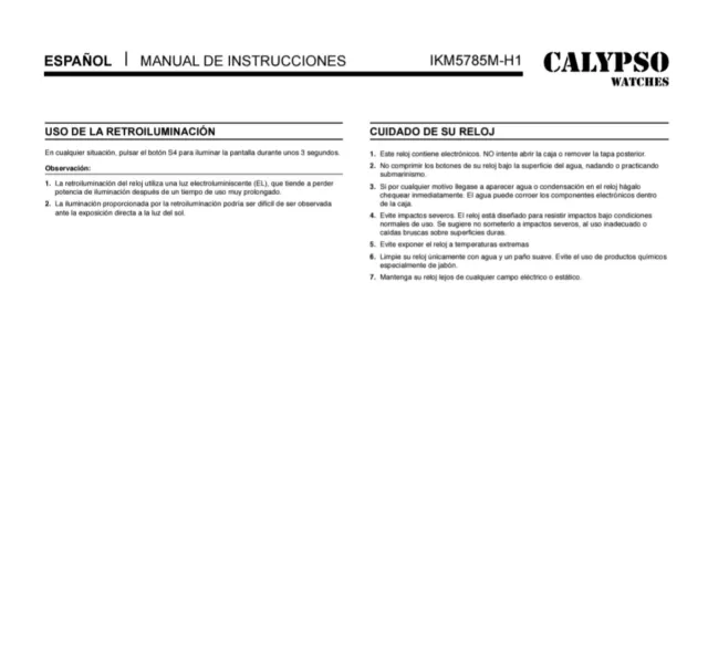 Reloj Calypso Splash K5785/5