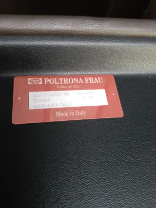 Poltrona Frau Lola - 6 sedie in pelle