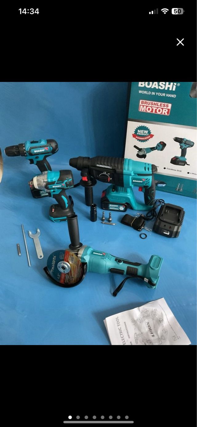 Set Attrezzi Lavoro 4 in 1