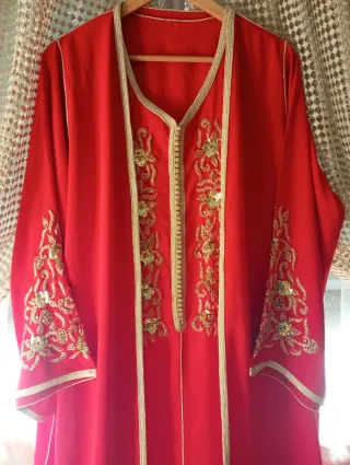 Kaftán kimono marroquí bordado