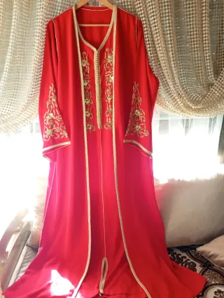 Kaftán kimono marroquí bordado