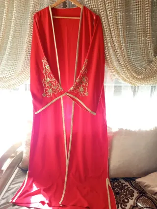Kaftán kimono marroquí bordado