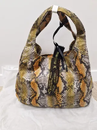Bolso Marina K estampado serpiente