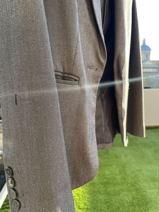 Americana blazer gris ZARA BASIC mujer