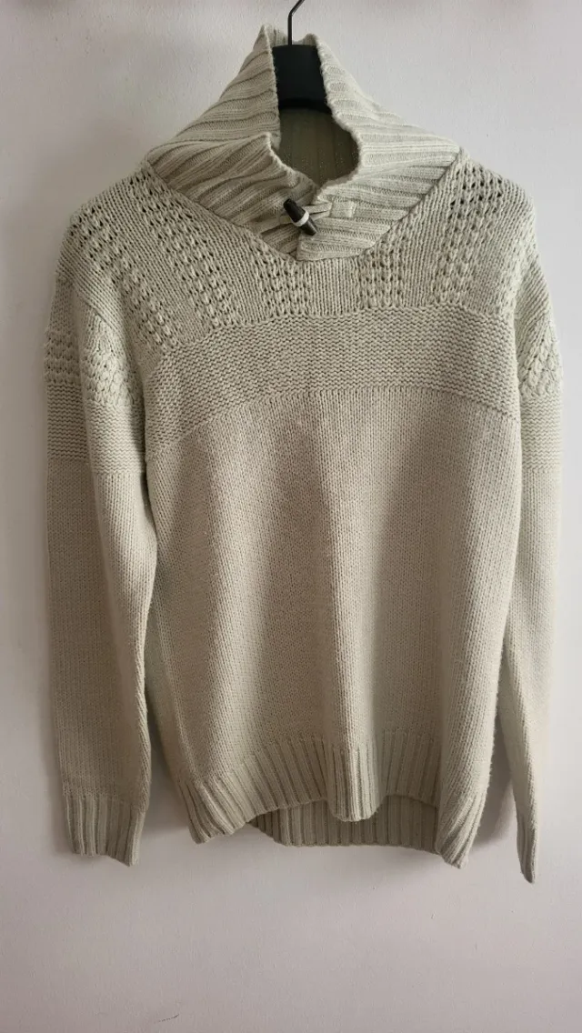 Jersey de punto color bege
