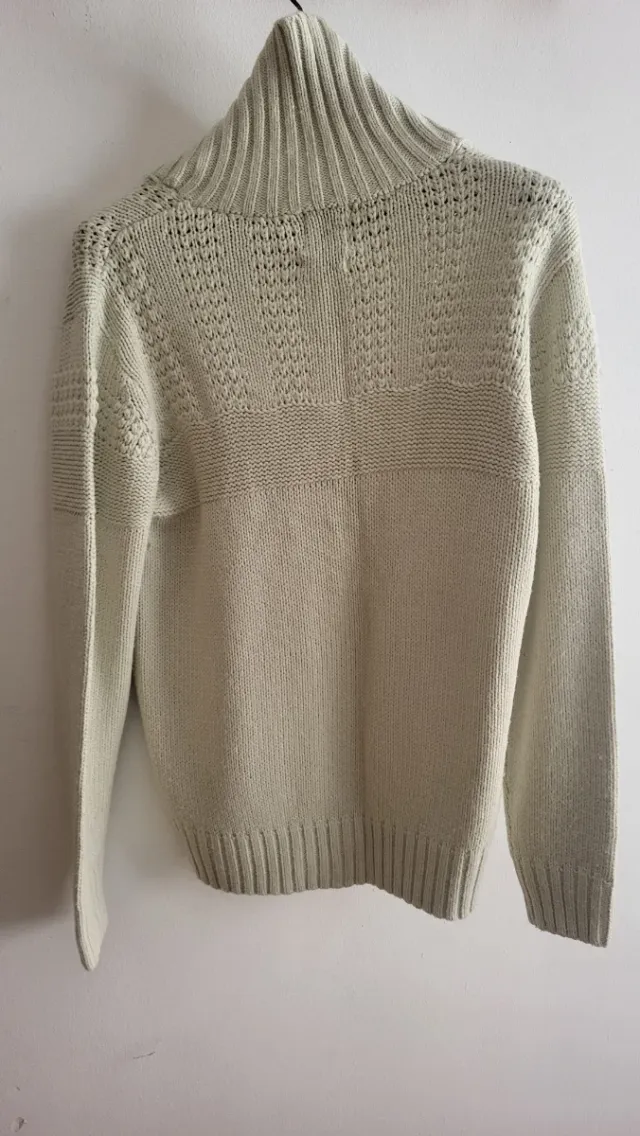 Jersey de punto color bege