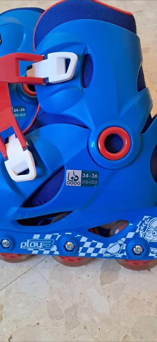 Patines ajustables azules