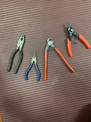 Lote de 4 alicates