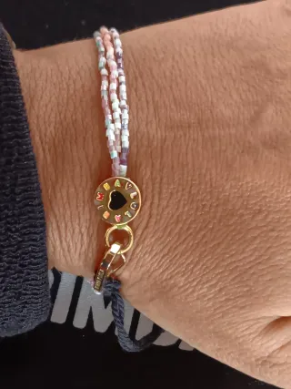 Pulsera Bimba y Lola multicolor y dorada