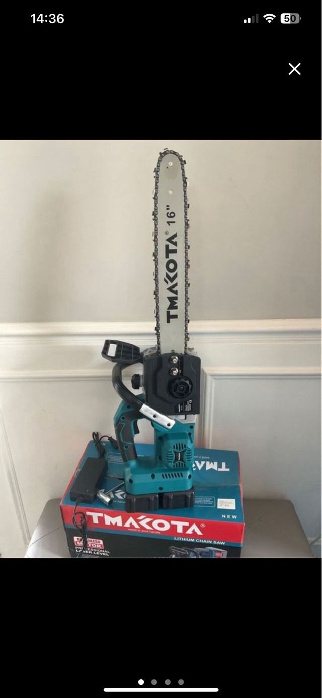 Motosega 16 con doppia batteria