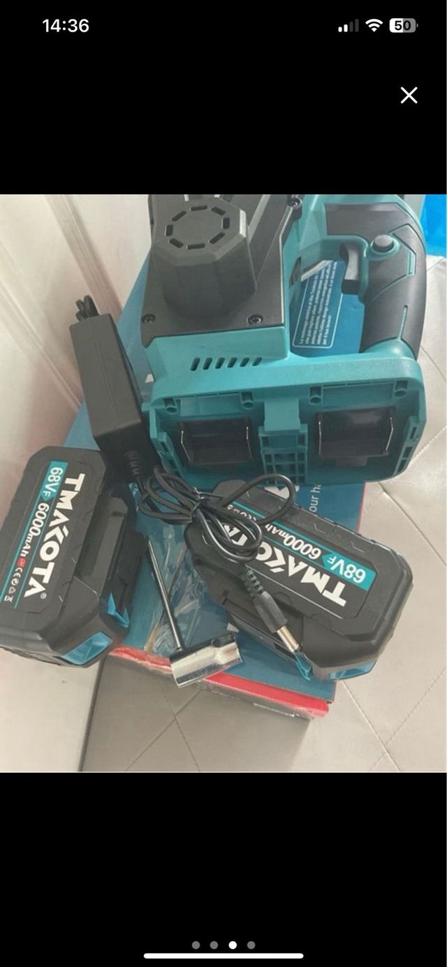 Motosega 16 con doppia batteria