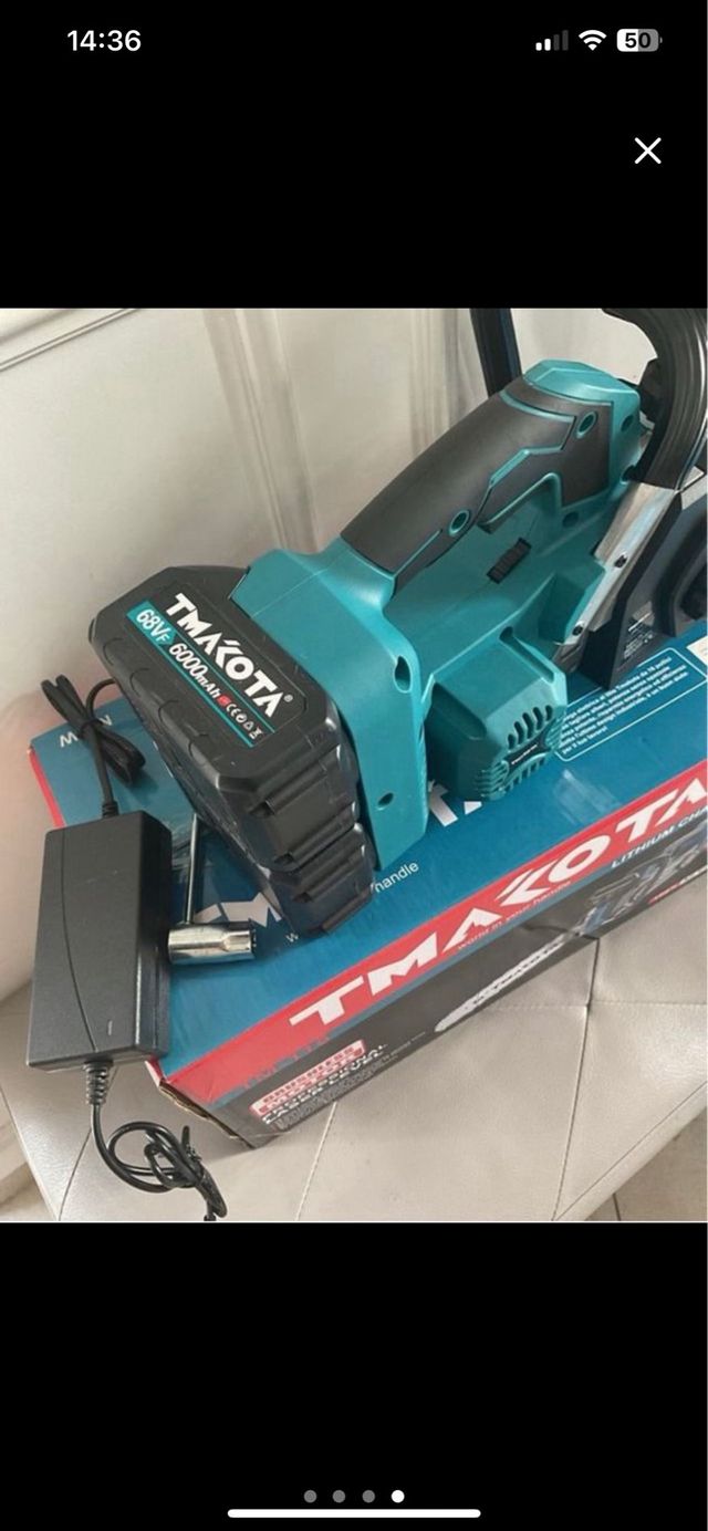 Motosega 16 con doppia batteria