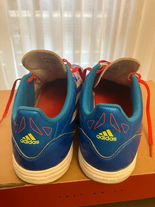 Zapatillas Adidas Fútbol Sala Azul/Rojo