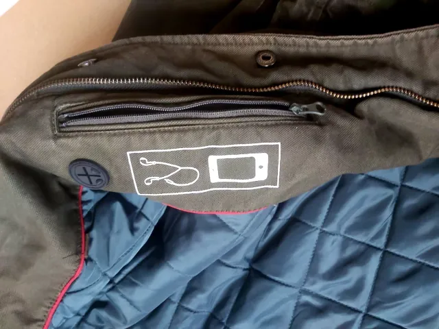 Parka Scalpers verde militar Talla L