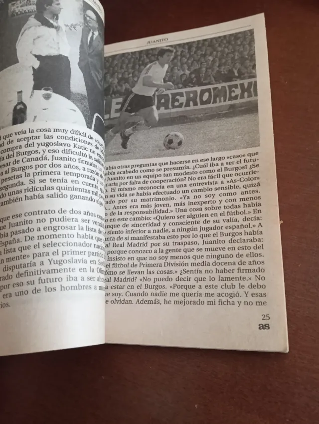 Revista AS Juanito todo corazón