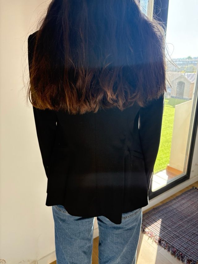 Americana blazer negra mujer