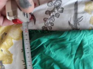 Camiseta tirantes lentejuelas verde