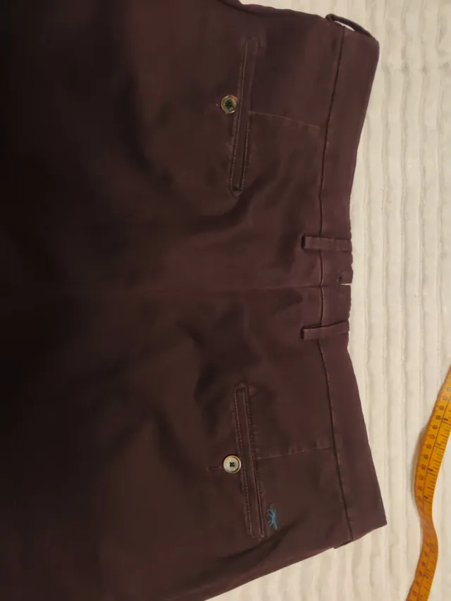 Pantalón Chino PANTER Talla 50 marrón berenjena