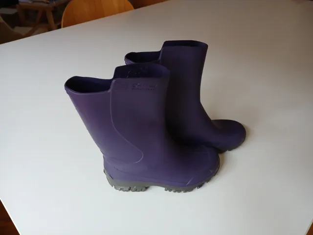 Botas de agua moradas Solognac T.27/28