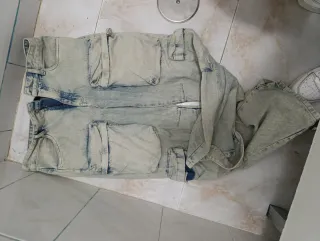 Pantalón ancho vaquero  Marca Rome  Talle M