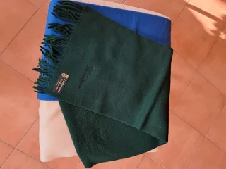 Sciarpe Ferrari in Lambswool - Blu, Verde, Beige