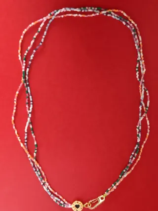 Collar Bimba y Lola Multicorazón Dorado