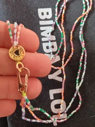 Collar Bimba y Lola Multicorazón Dorado