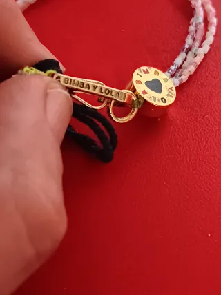 Collar Bimba y Lola Multicorazón Dorado