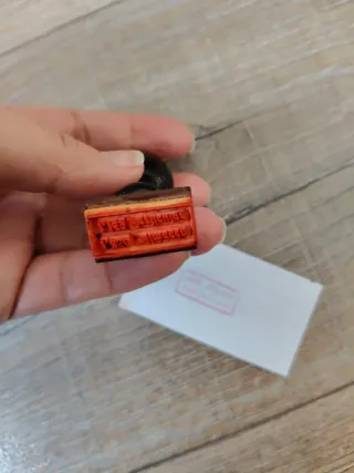 Sello de escritorio antiguo