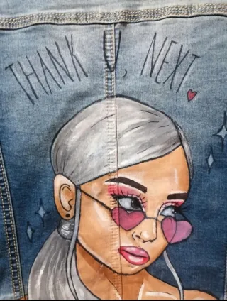 Giacca denim Miss Sister personalizzata