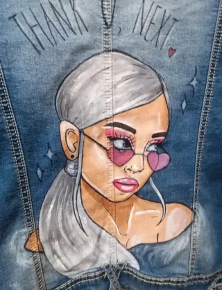 Giacca denim Miss Sister personalizzata