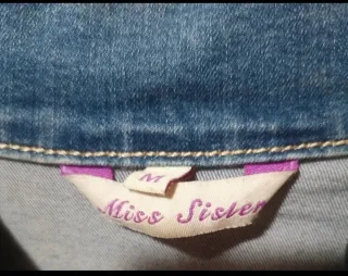Giacca denim Miss Sister personalizzata