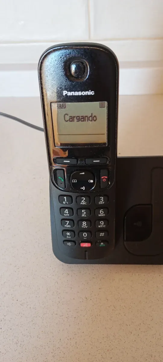 Teléfono Inalámbrico Panasonic Negro
