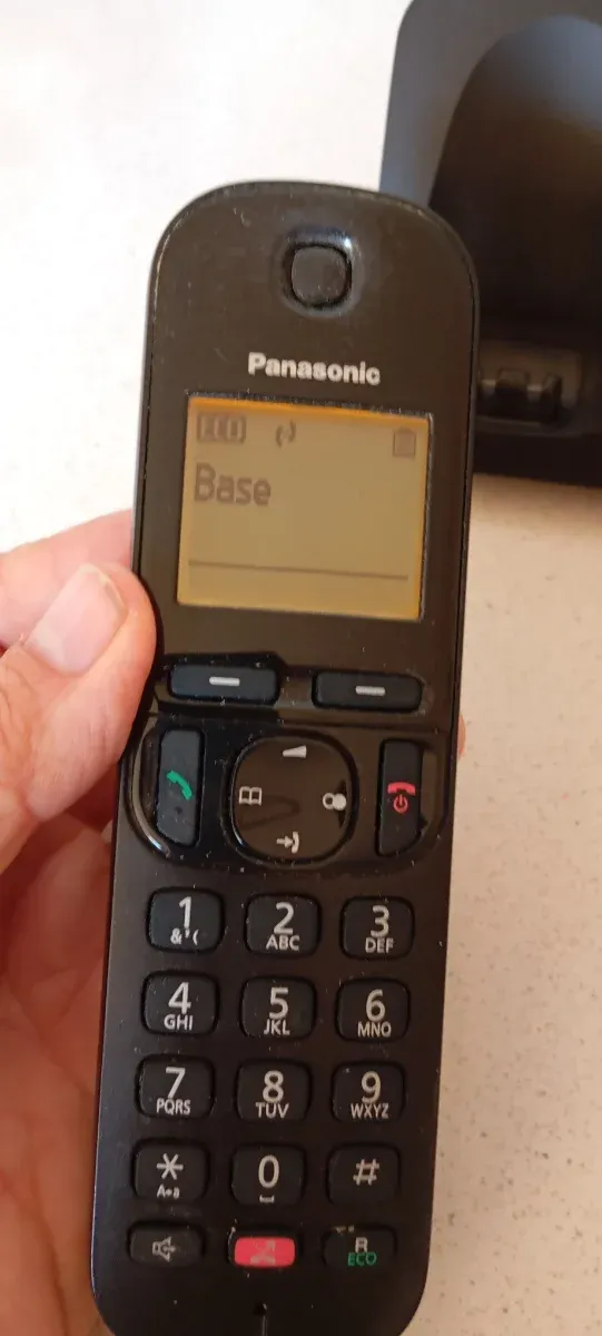 Teléfono Inalámbrico Panasonic Negro