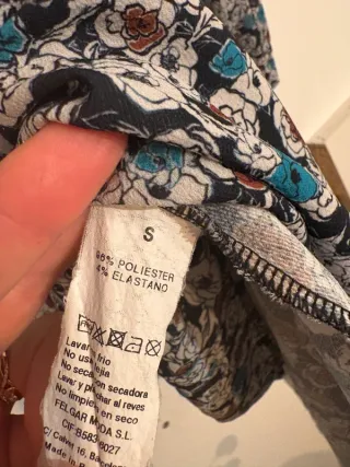Vestido estampado flores Felgar Talla S