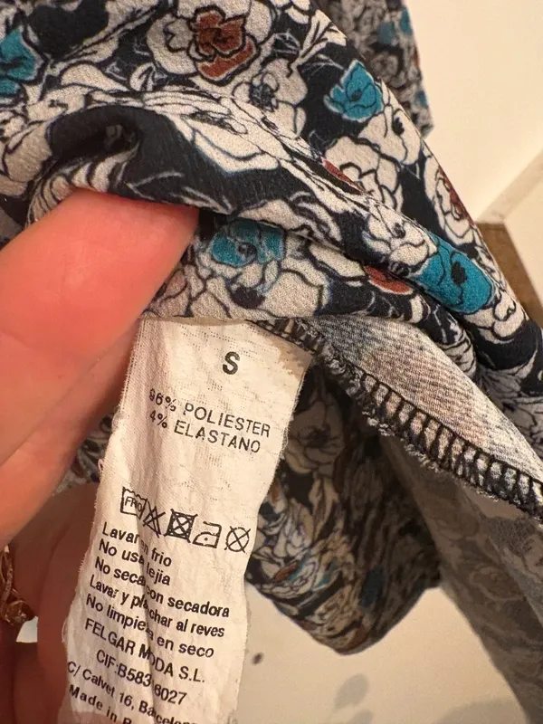 Vestido estampado flores Felgar Talla S