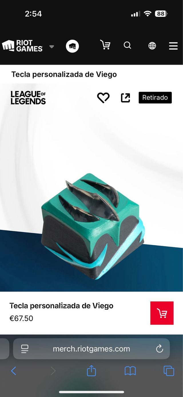 TeclaViego League of Legends Oficial