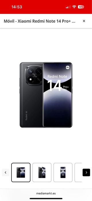 Redmi Note 14 Pro+ 5G NUEVO